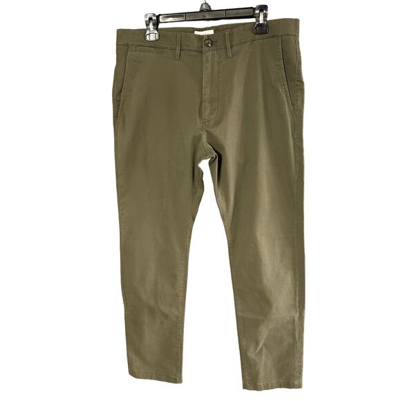 GOODFELLOW Other - GOODFELLOW & CO GREEN MENS DRESS HENNEPIN CHINO PANTS SIZE 36 WAIST X 32 INSEAM